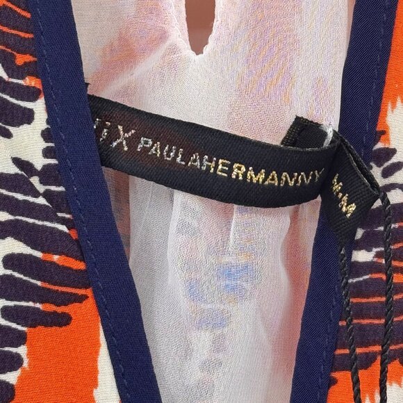 Vix Paulahermanny Sleeveless Abstract Print Dress- silk Size Medium new $248 - Picture 2 of 12